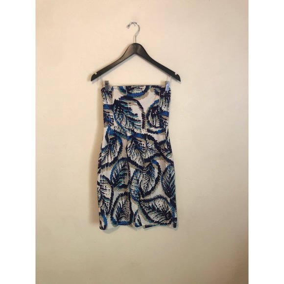 Banana Republic Dresses & Skirts - Banana Republic Silk Strapless Multi Colored Dress